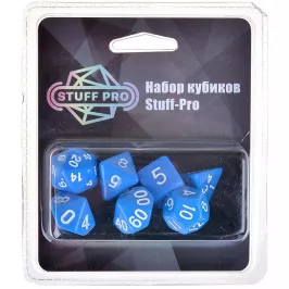 Набор кубиков Stuff-Pro синий картинка 353738 - МосИгра